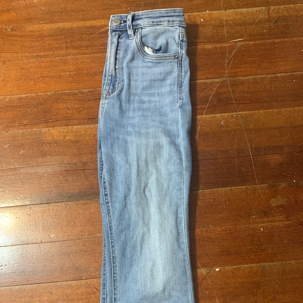 Stradivarius women’s high waisted flare jeans